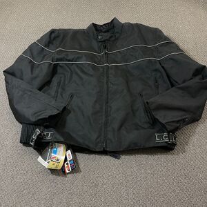 Tennessee Genuine Leather Mens Size 3XL XXXL Zip Out Liner Reflective Black